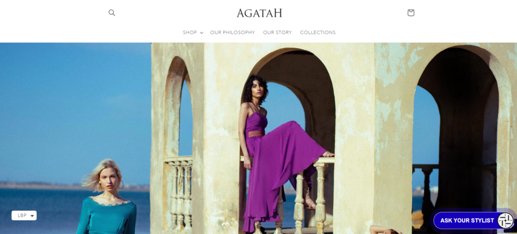Agatah Shopify Store Preview