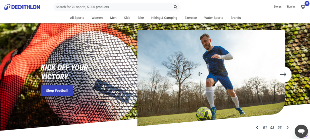 Decathlon Shopify Store Preview