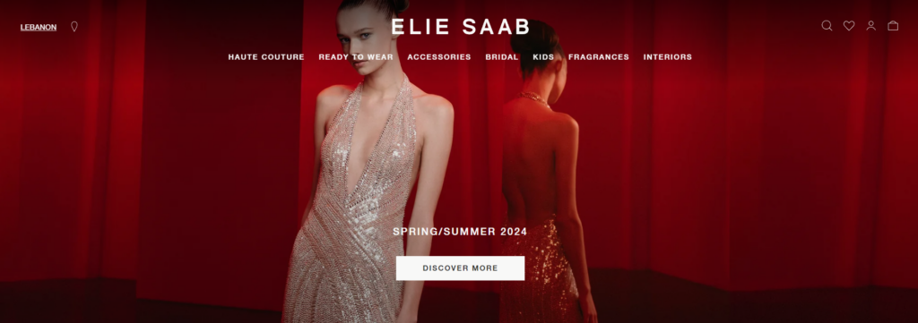 Elie Saab Shopify Store Preview