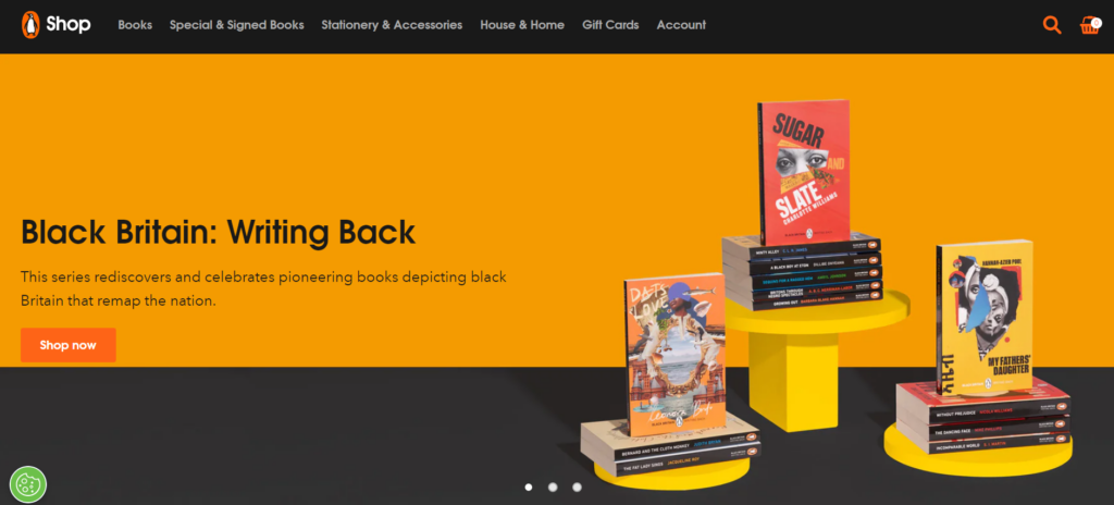 Penguin Books Shopify Store Preview