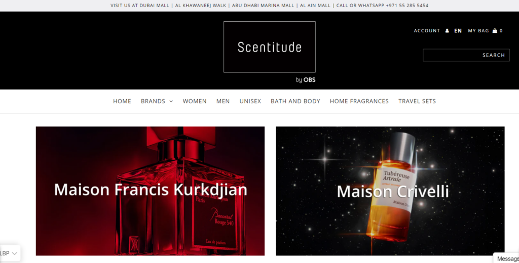 Scentitude Shopify Store Preview